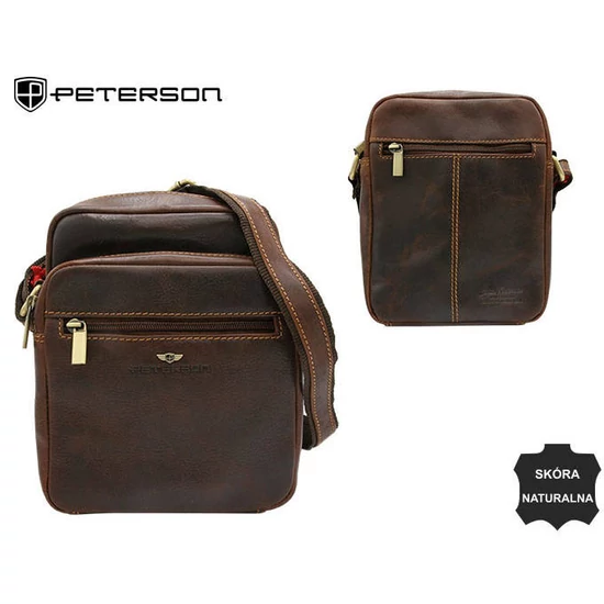 Bőr táska PTN TB-011-COM BLACK