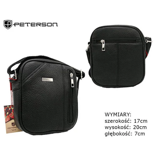 Férfi PU táska PTN 8023-MACRO fekete