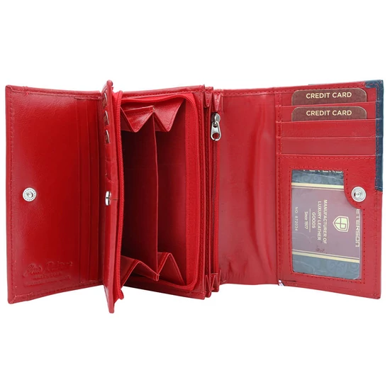 RFID bőr pénztárca PETERSON PTN RD-22-GCL-Y