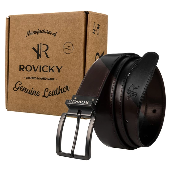 ROVICKY Férfi bőr öv, méret: 115