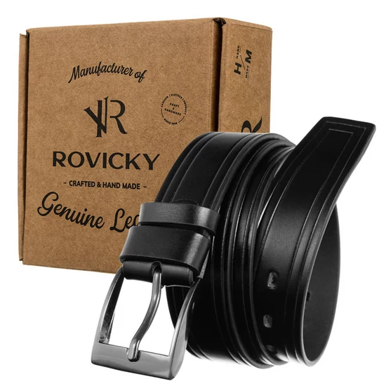 ROVICKY Férfi bőr öv, méret: 105