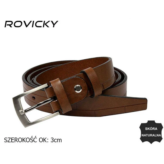ROVICKY Férfi bőr öv