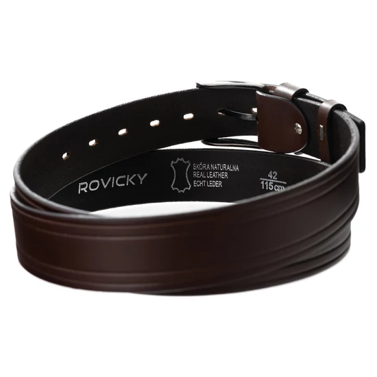 ROVICKY Férfi bőr öv, méret: 105