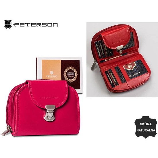 PETERSON PTN RD-28-GCL RFID bőr pénztárca