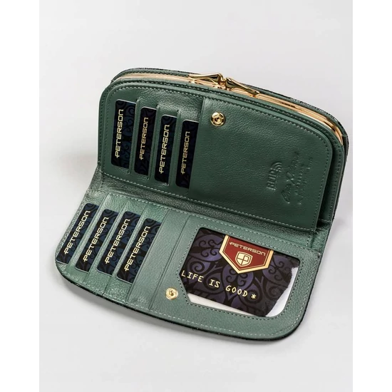 PETERSON PTN 42123-MD RFID bőr pénztárca