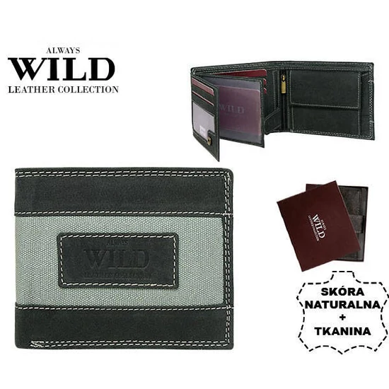 ALWAYS WILD bőr pénztárca N992-JEANS