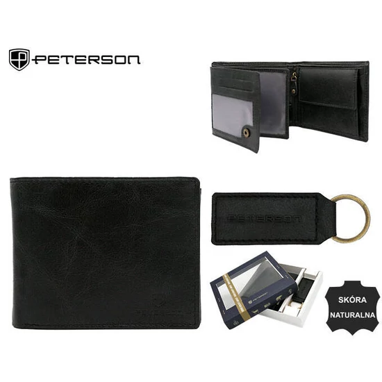 Peterson Férfi pénztárca ajándékcsomag