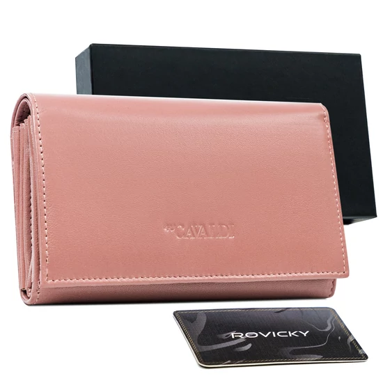 CAVALDI 4U RFID bőr pénztárca RD-22-GCL-0931 WOODR