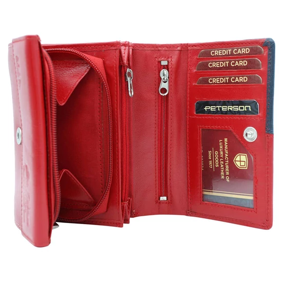 PETERSON PTN RD-02-GCL-Y RFID bőr pénztárca