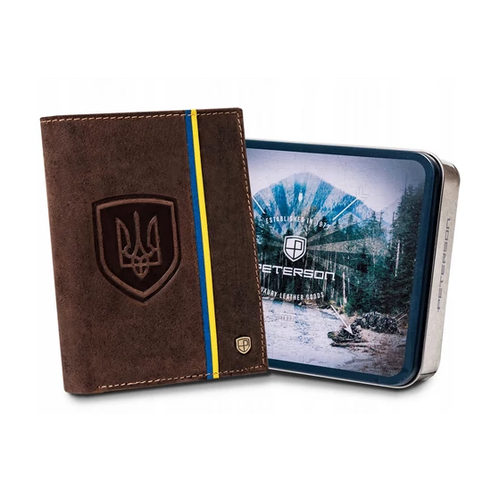 PETERSON PTN 317-P-UP UA RFID bőr pénztárca