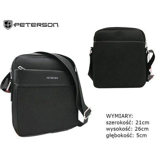 Férfi PU táska PTN 788803 fekete
