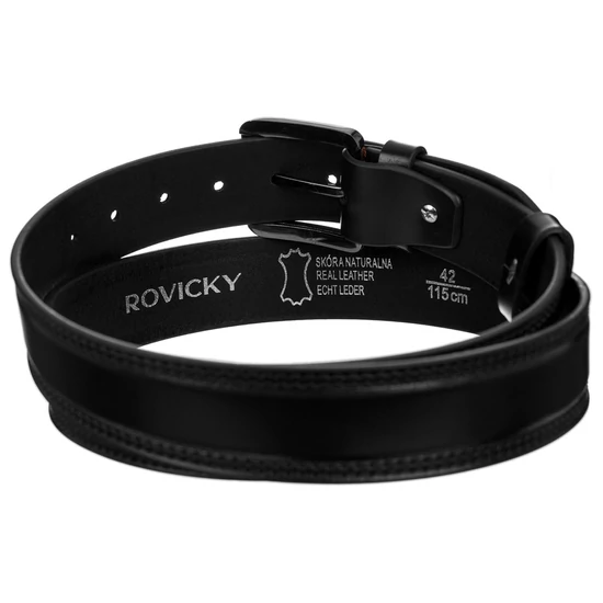 ROVICKY Férfi bőr öv, méret: 105