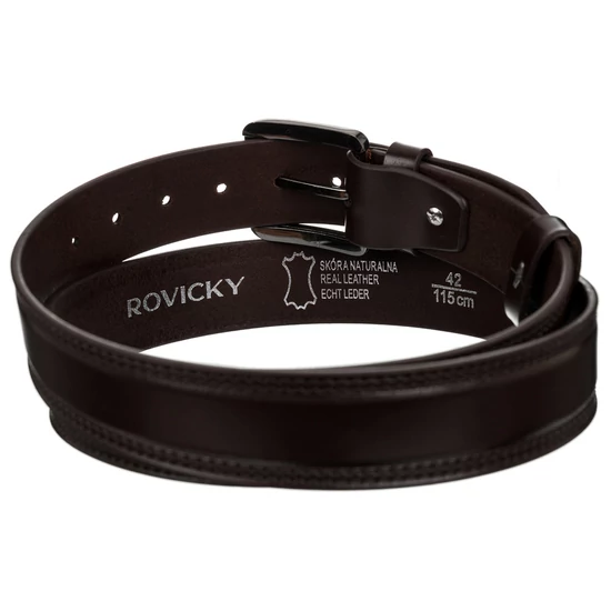 ROVICKY Férfi bőr öv, méret: 105