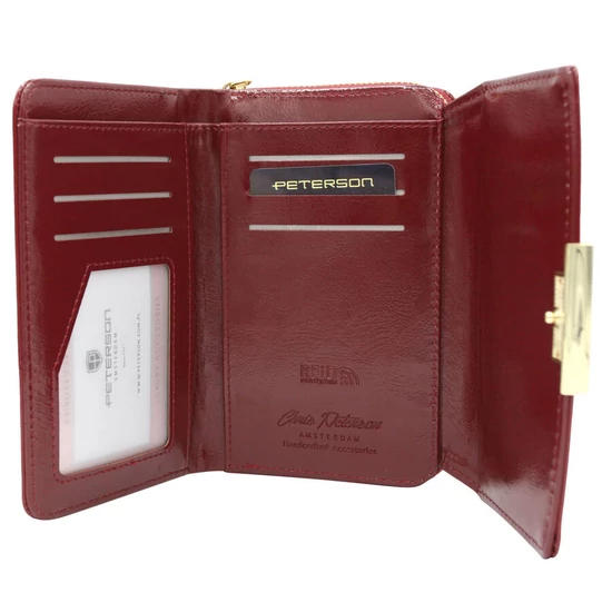 Női öko pénztárca PTN 001-LAK Red