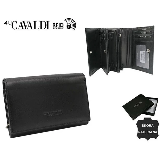 CAVALDI RD-22-GCL 4U RFID bőr pénztárca