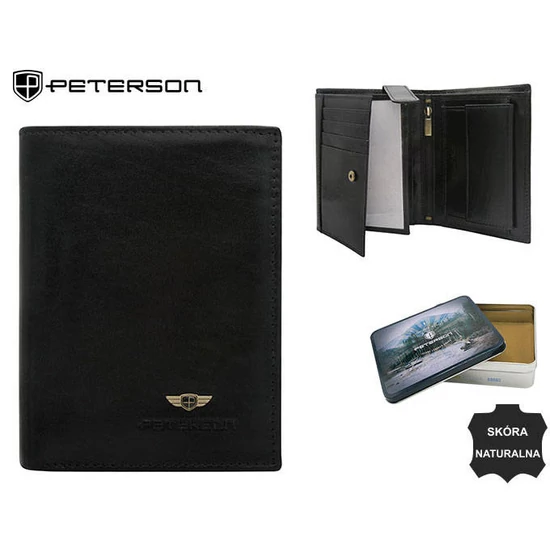 PETERSON PTN N104-VT RFID bőr pénztárca