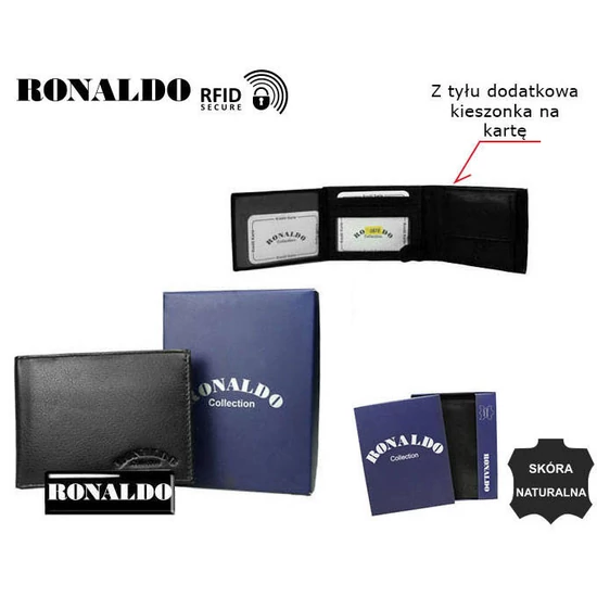 RONALDO Férfi pénztárca