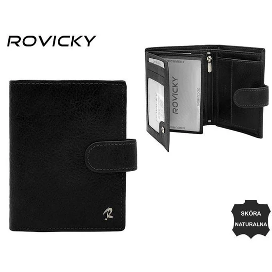 ROVICKY RFID bőr pénztárca N4L-ISR-BP