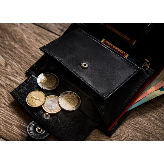 PETERSON PTN 339ZA RFID bőr pénztárca