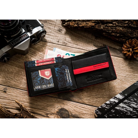 PETERSON PTN 1517.03 RFID bőr pénztárca