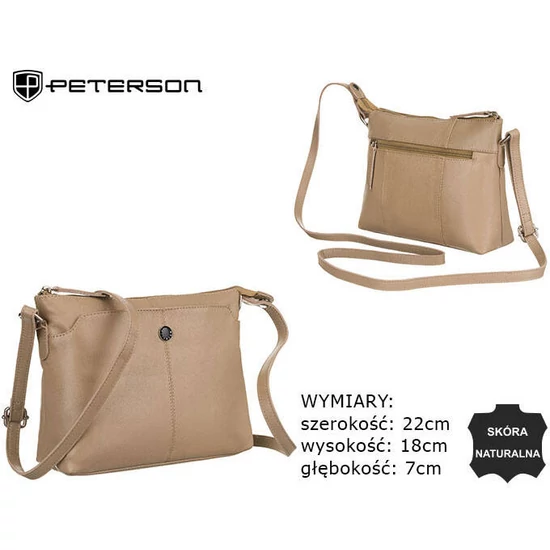 PETERSON bőr kézitáska PTN TOR-305-SNC