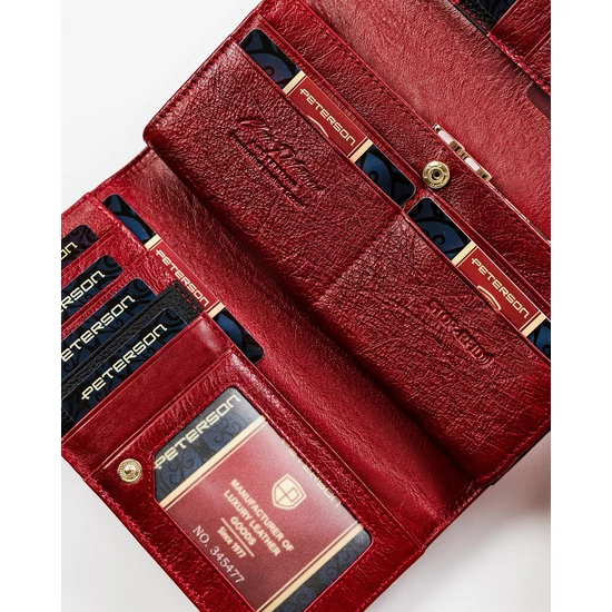 PETERSON PTN PL-490 RFID bőr pénztárca