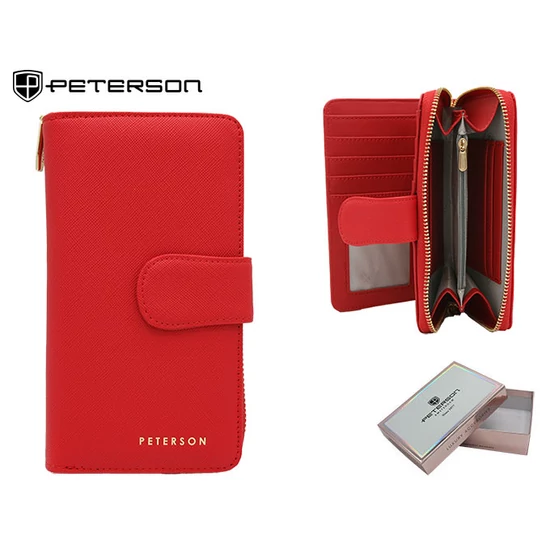 PETERSON PTN 008-SAF öko bőr RFID pénztárca