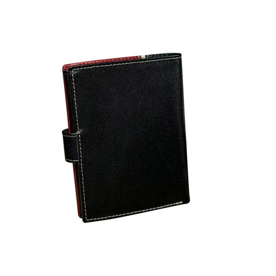 RFID bőr pénztárca ROVICKY 331L-RBA-D NAVY-RED