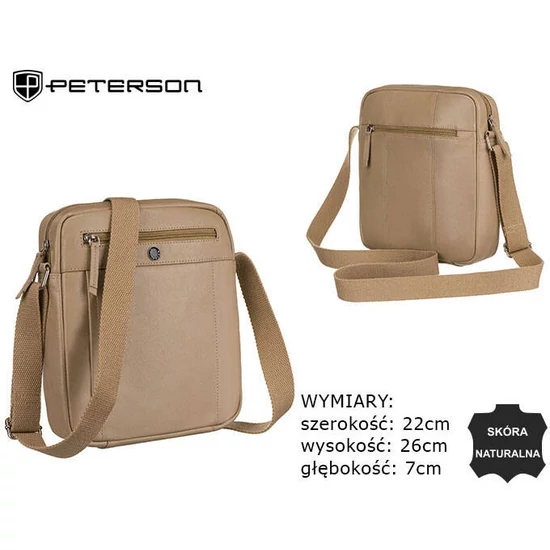 PETERSON bőr kézitáska PTN TOR-212-SNC