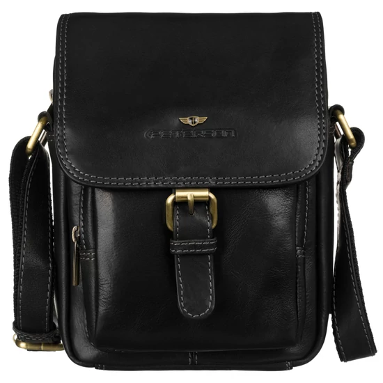 Bőr táska PTN TB-012-COM BLACK