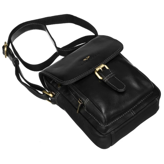 Bőr táska PTN TB-012-COM BLACK