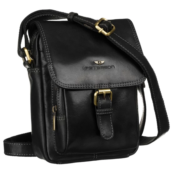 Bőr táska PTN TB-012-COM BLACK