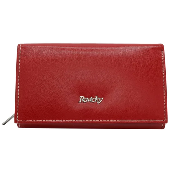 Női bőr pénztárca R-RD-21-GCL Red-Multi2