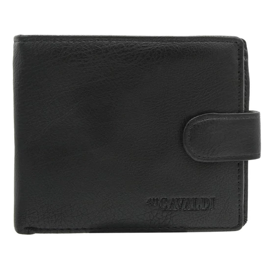 Férfi PU+bőr pénztárca M621L-PU-6816 fekete