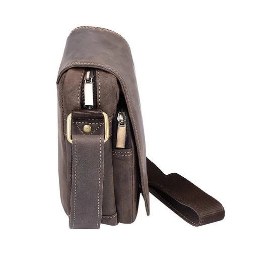 Bőr táska 250591-MH BROWN