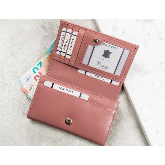 CAVALDI 4U RFID bőr pénztárca RD-22-GCL-0931 WOODR