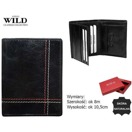 ALWAYS WILD RFID bőr pénztárca N20194-VTK-D