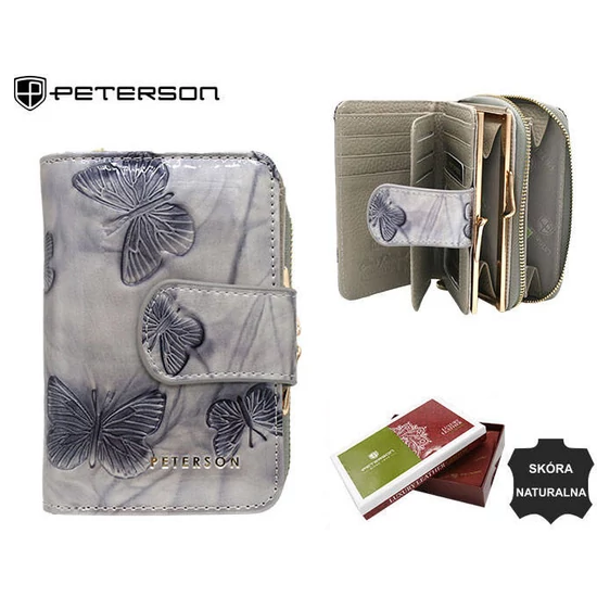 PETERSON PTN 425214-BF RFID bőr pénztárca