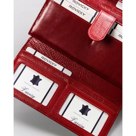 ROVICKY RFID bőr pénztárca R-42102-SG