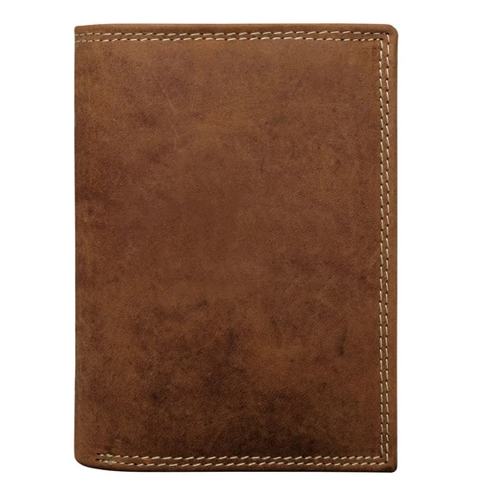 Férfi bőr pénztárca N4-CHM-NL BOX-9103 Cognac