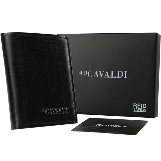 CAVALDI 0800-BS RFID bőr pénztárca