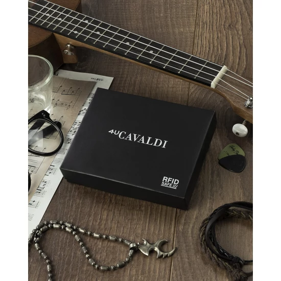 CAVALDI 0800-BS RFID bőr pénztárca