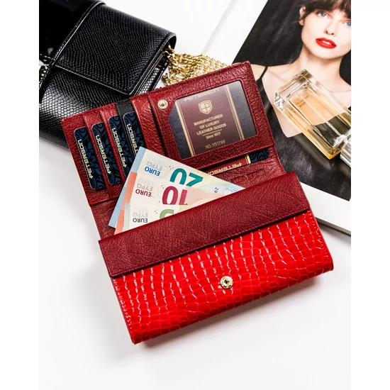 PETERSON PTN MC-411 RFID bőr pénztárca