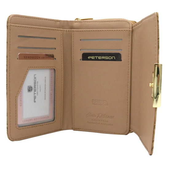 PETERSON PTN 001-FL öko bőr RFID pénztárca