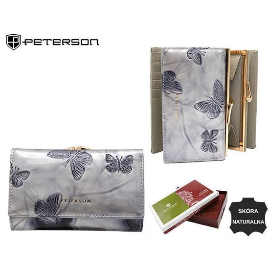 PETERSON PTN 42108-BF RFID bőr pénztárca
