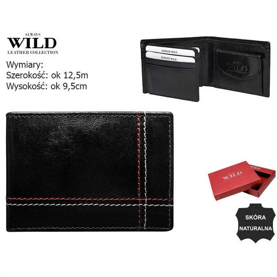 ALWAYS WILD RFID bőr pénztárca N20196-VTK-D
