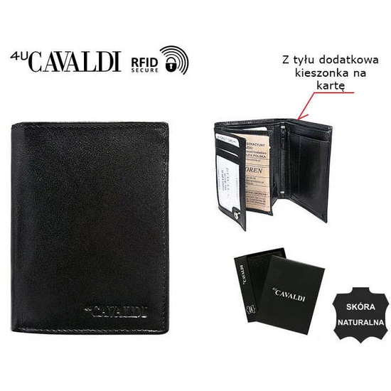 4U Cavaldi Férfi pénztárca