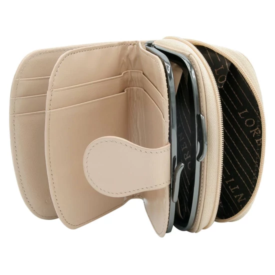 Női bőr pénztárca 43972-CIS-3320 BEIGE