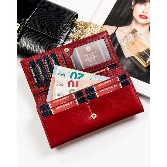 PETERSON PTN PL-721 RFID bőr pénztárca