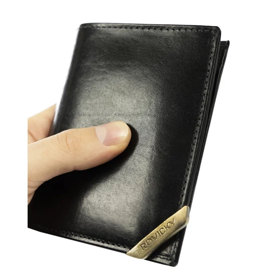 ROVICKY RFID bőr pénztárca N484-RVTM-GL